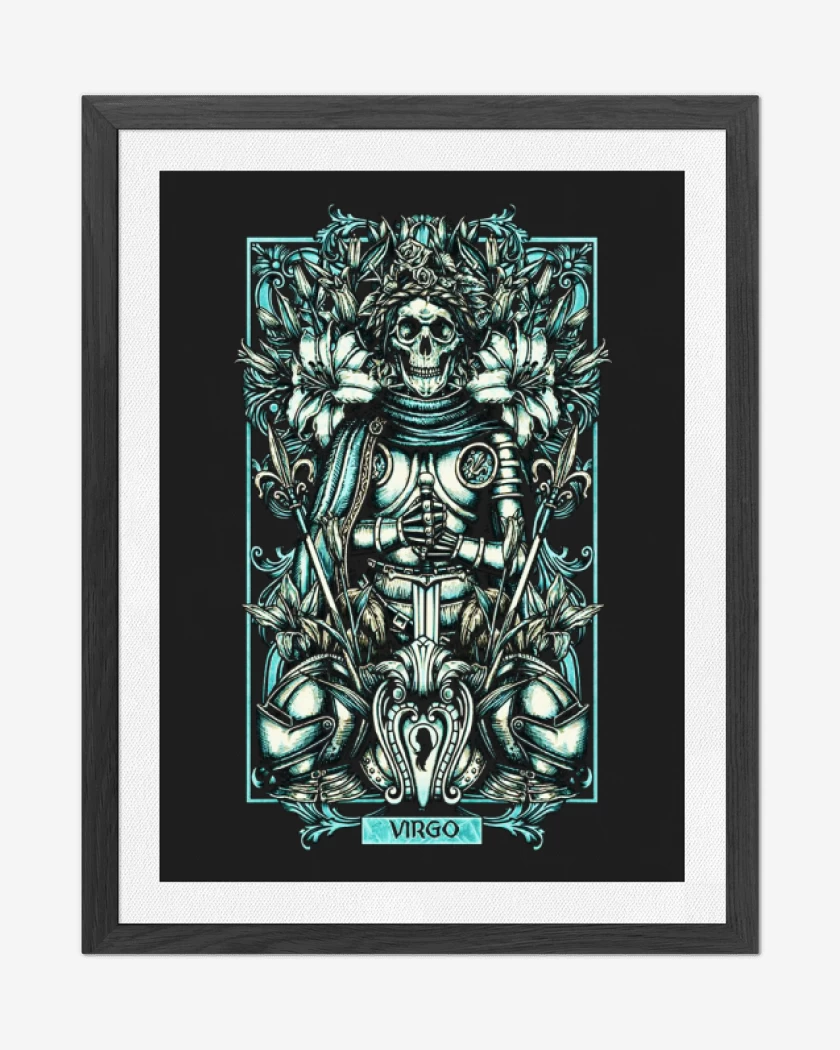 Cuadro decorativo Negro de Virgo