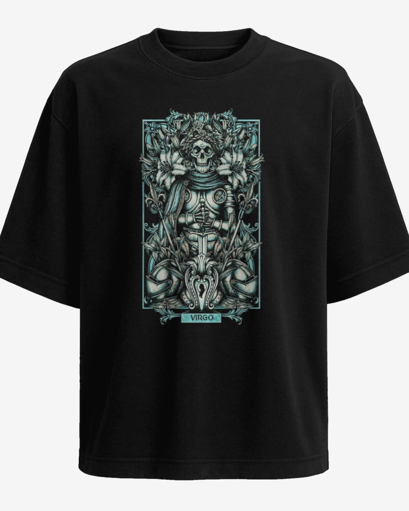 Polera Oversize Negro de Virgo