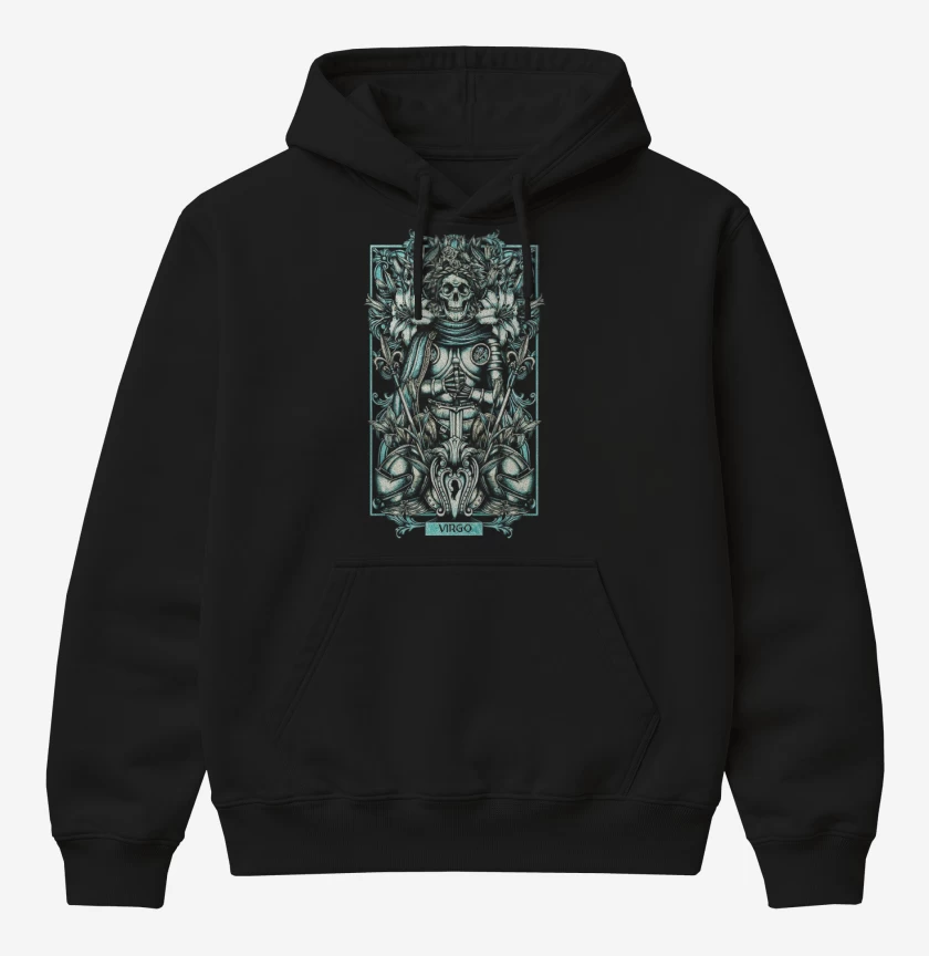 Poleron Canguro básico Negro de Virgo