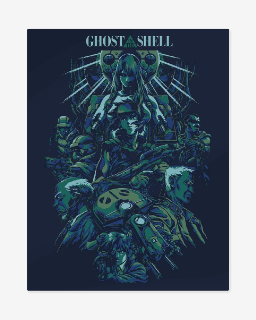 Print metalico Ghost in the Shell