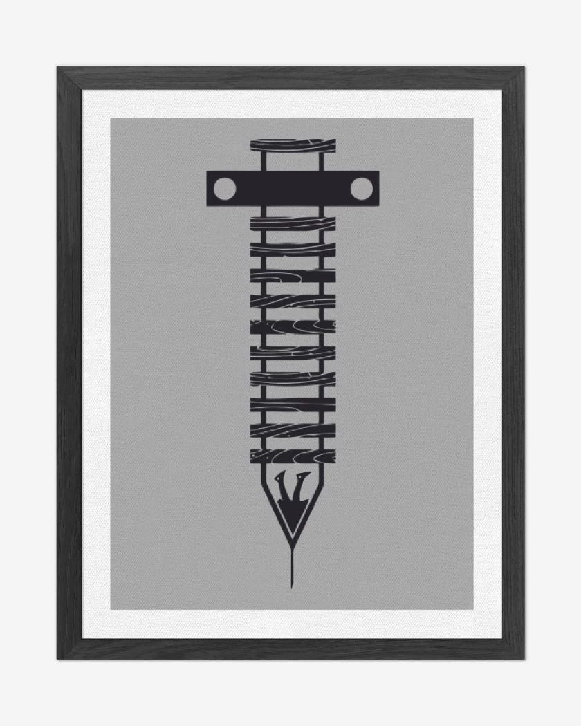 Cuadro decorativo Gris Melange de TrainspottingRiel
