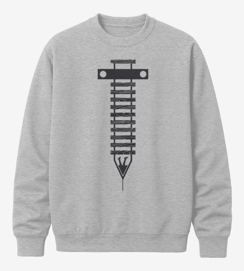 Poleron polo Gris Melange de TrainspottingRiel