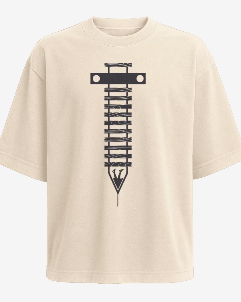 Polera Oversize Beige de TrainspottingRiel