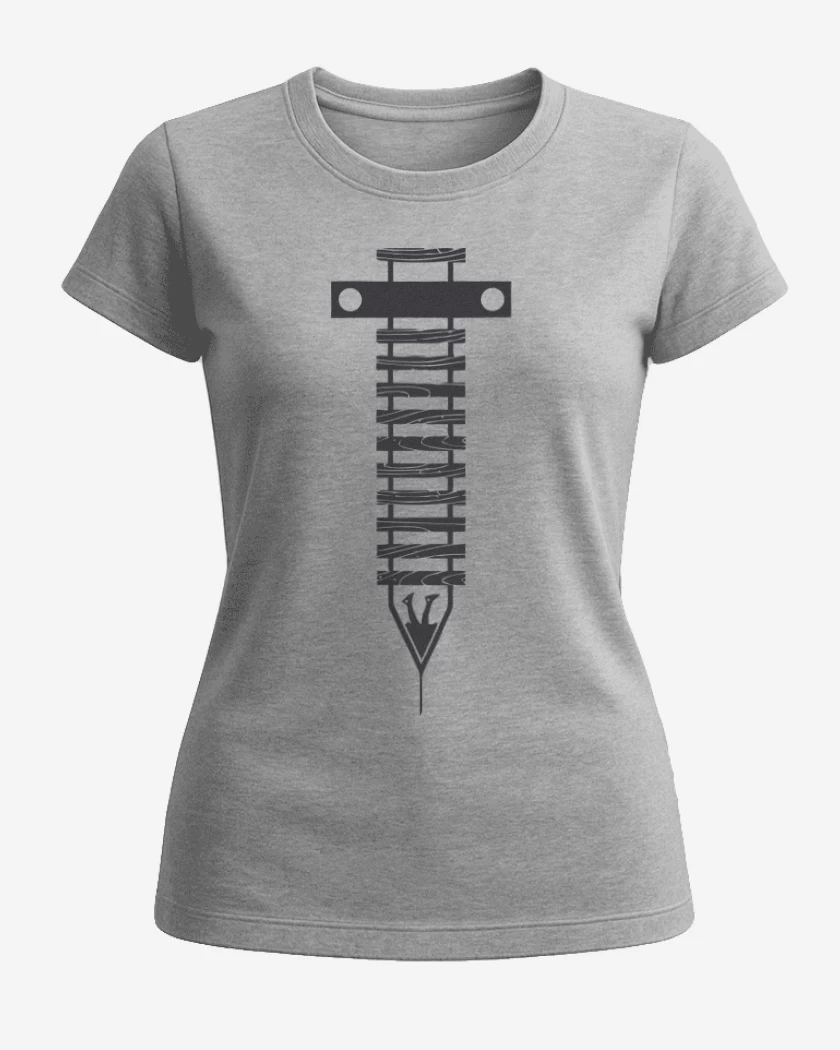 Polera de Mujer Gris Melange de TrainspottingRiel