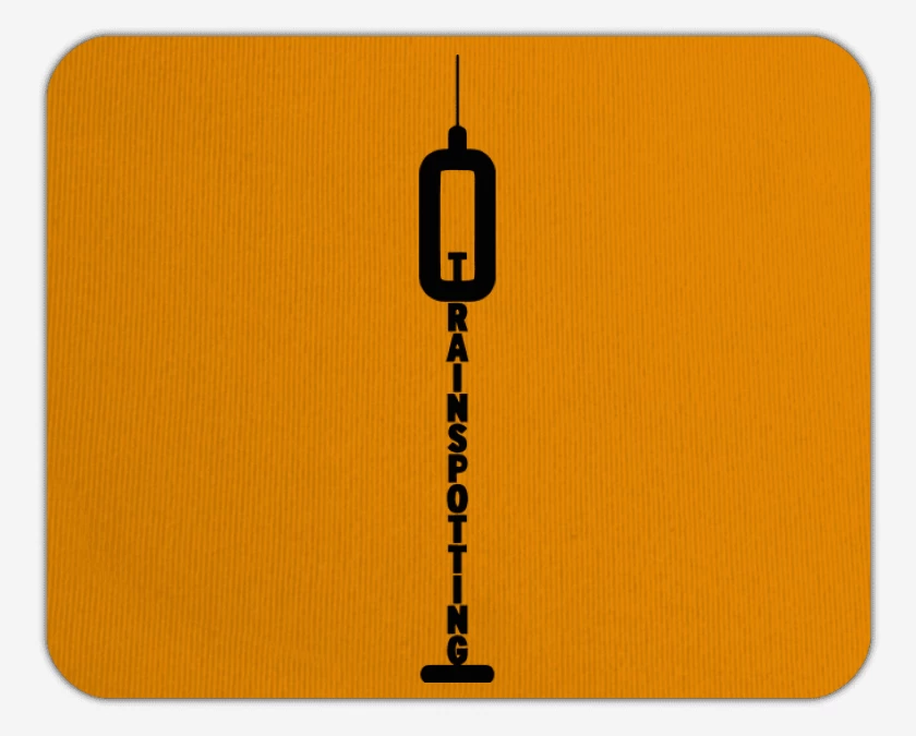 Mousepad Trainspotting Jeringa