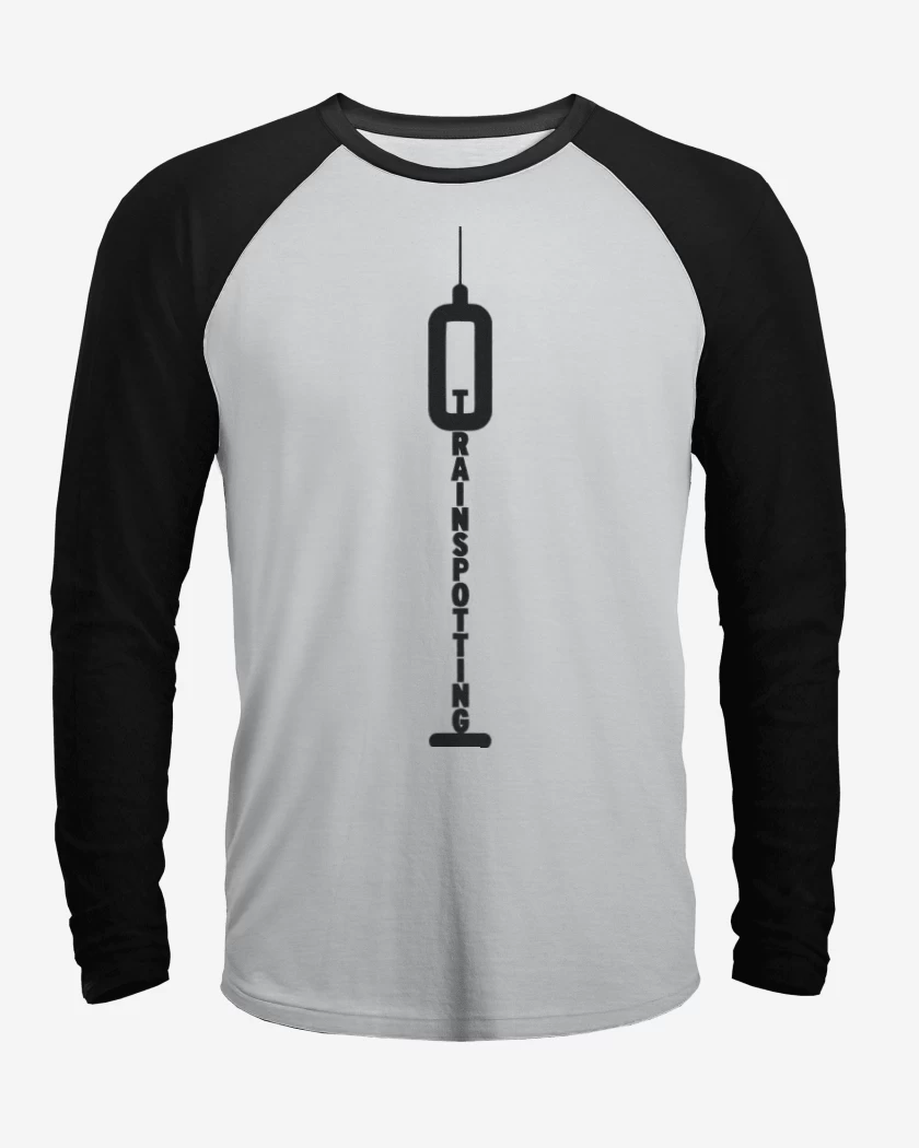 Polera Raglan Trainspotting Jeringa
