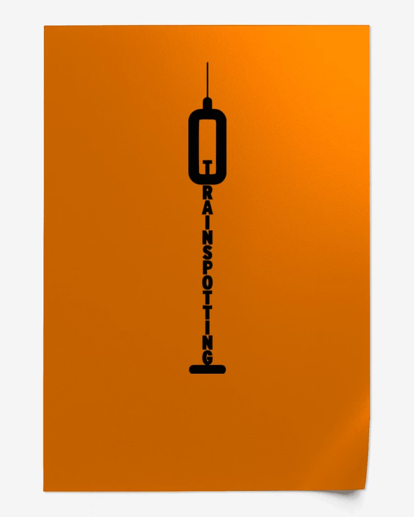 Print Trainspotting Jeringa