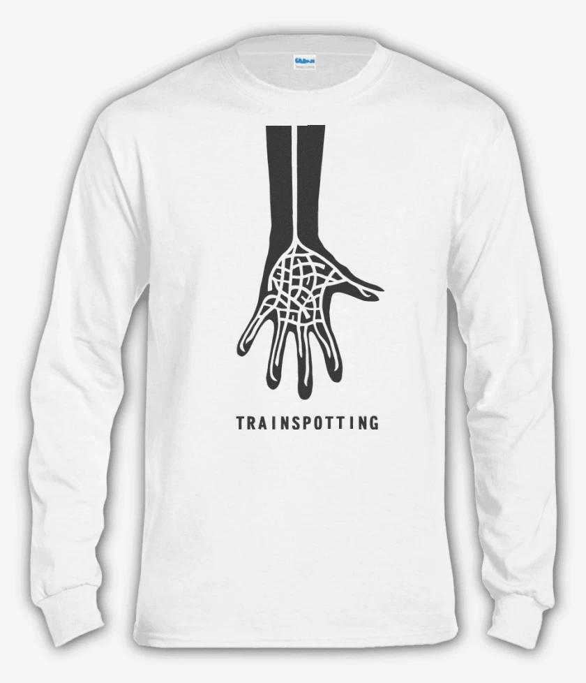 Polera manga larga Blanco de Transpotting Mano