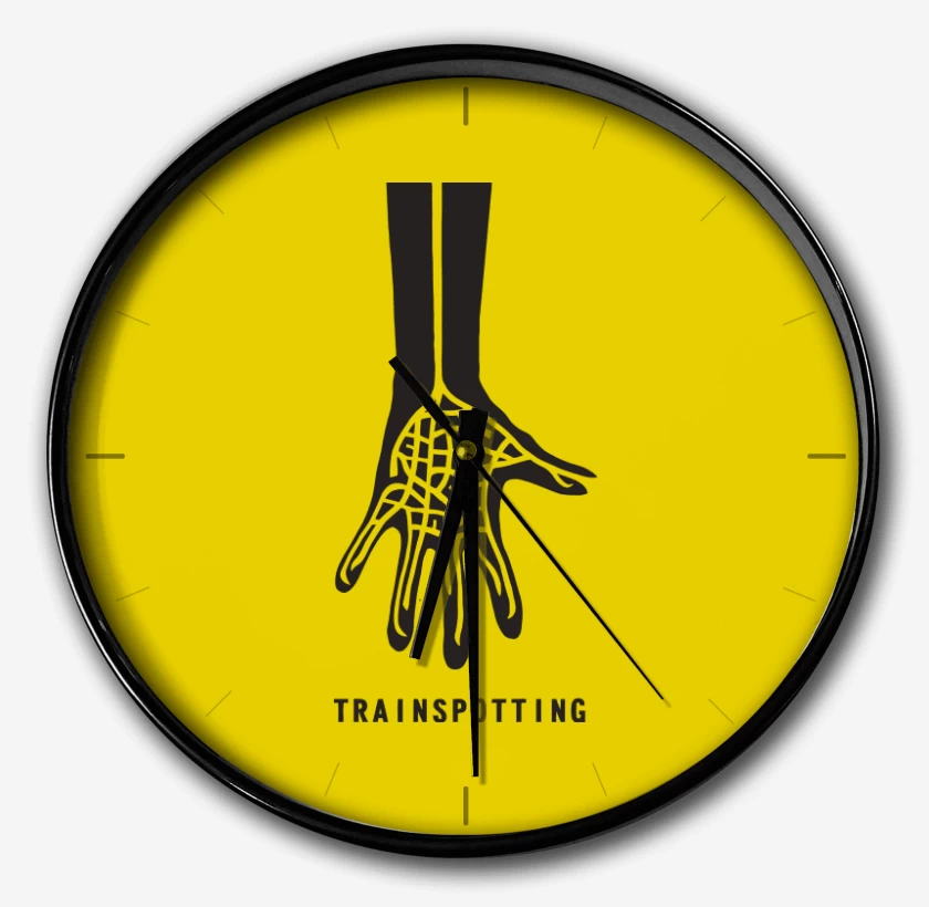 Reloj Amarillo de Transpotting Mano