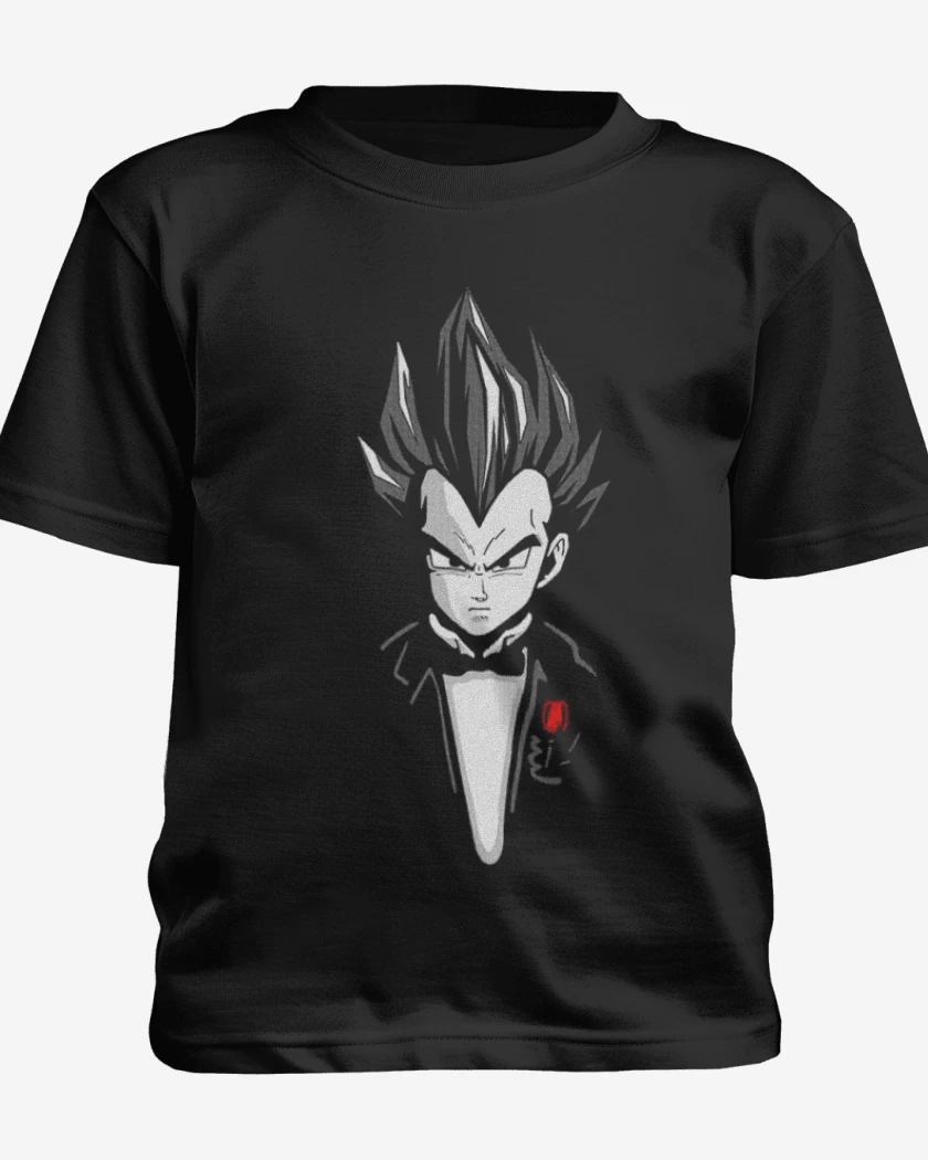 Polera de niño Negro de Vegetta Godfather