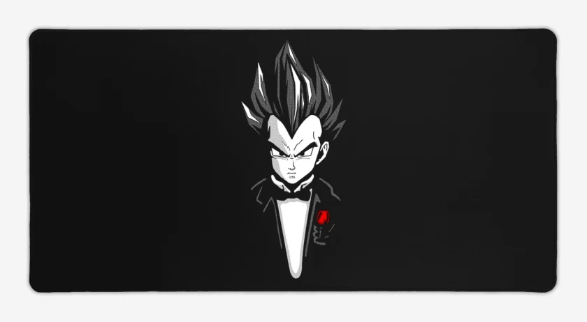 Mouse pad Gamer Negro de Vegetta Godfather