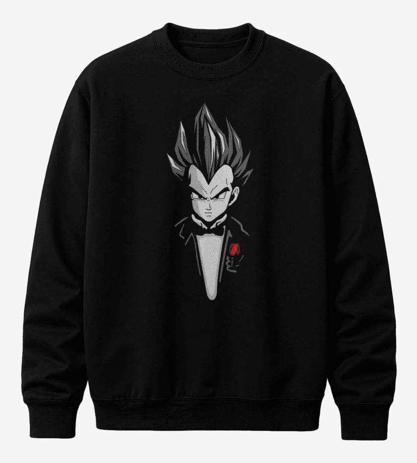 Poleron polo Negro de Vegetta Godfather