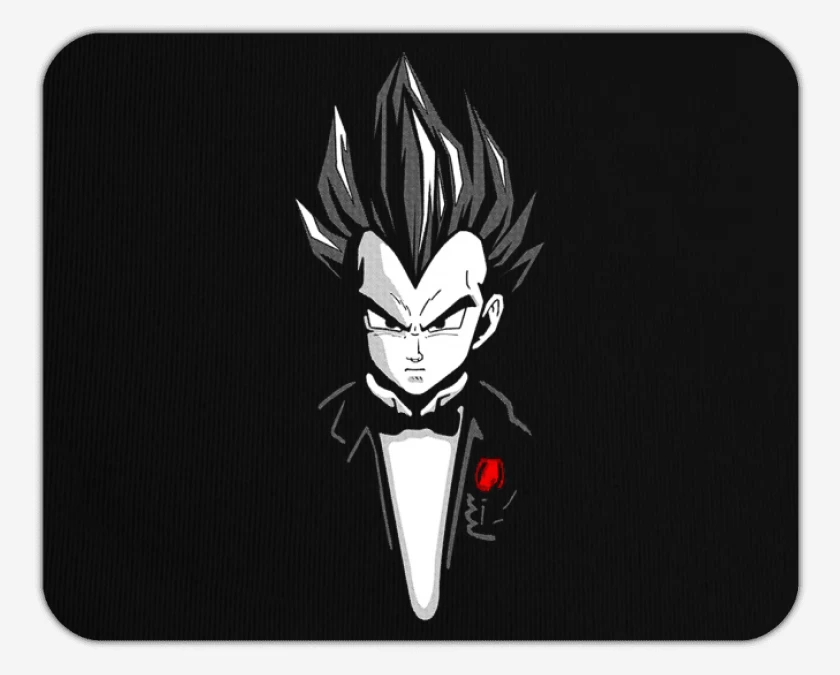 Mousepad Negro de Vegetta Godfather