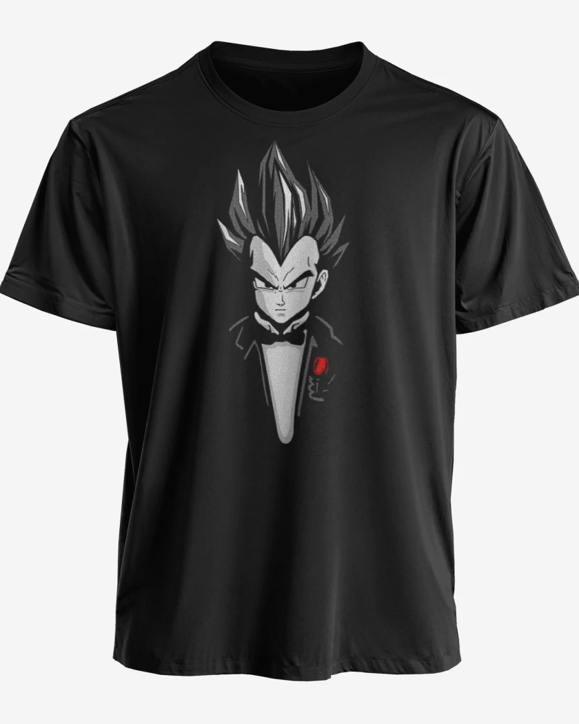 Polera premium Negro de Vegetta Godfather