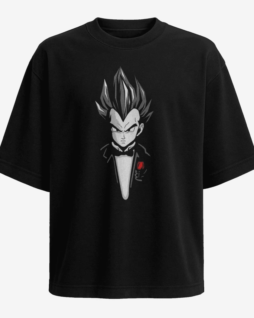 Polera Oversize Negro de Vegetta Godfather