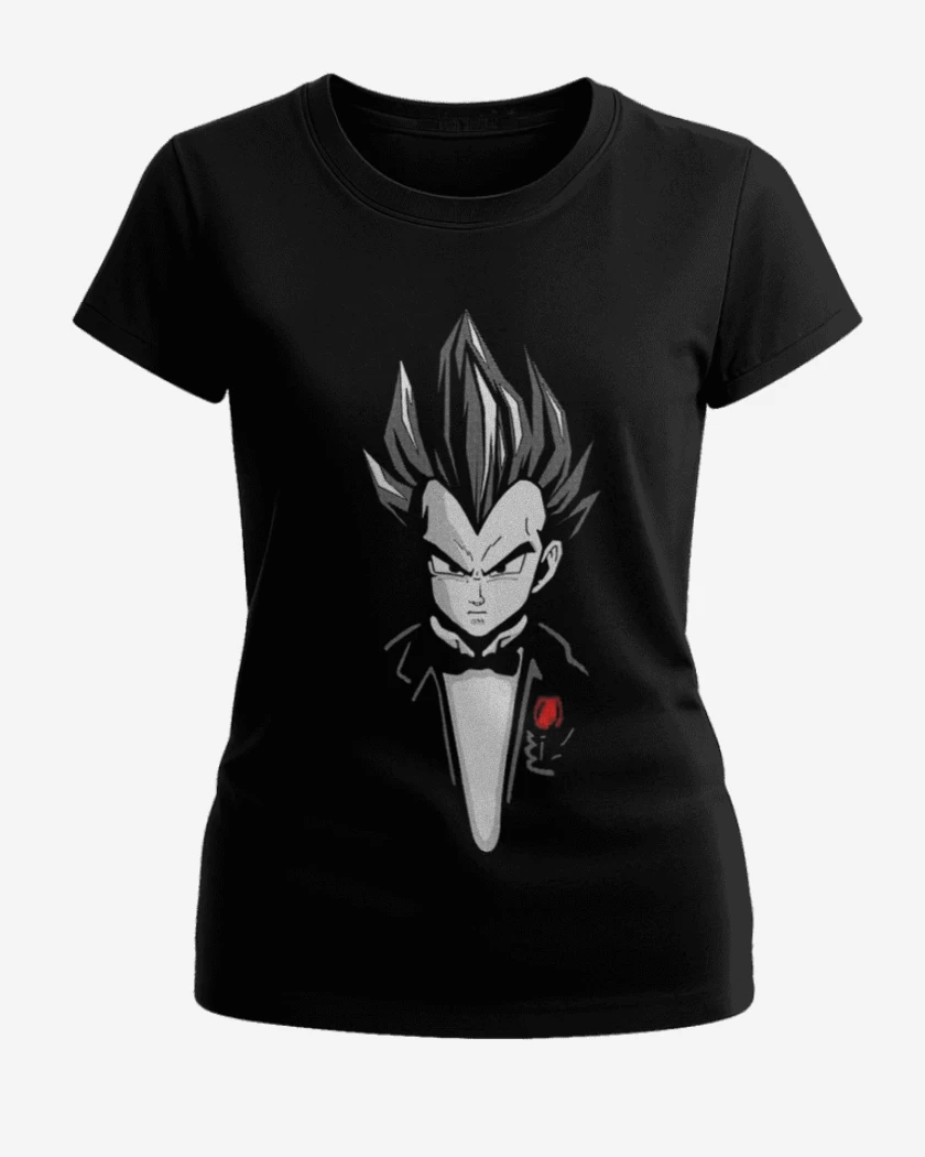 Polera de Mujer Negro de Vegetta Godfather
