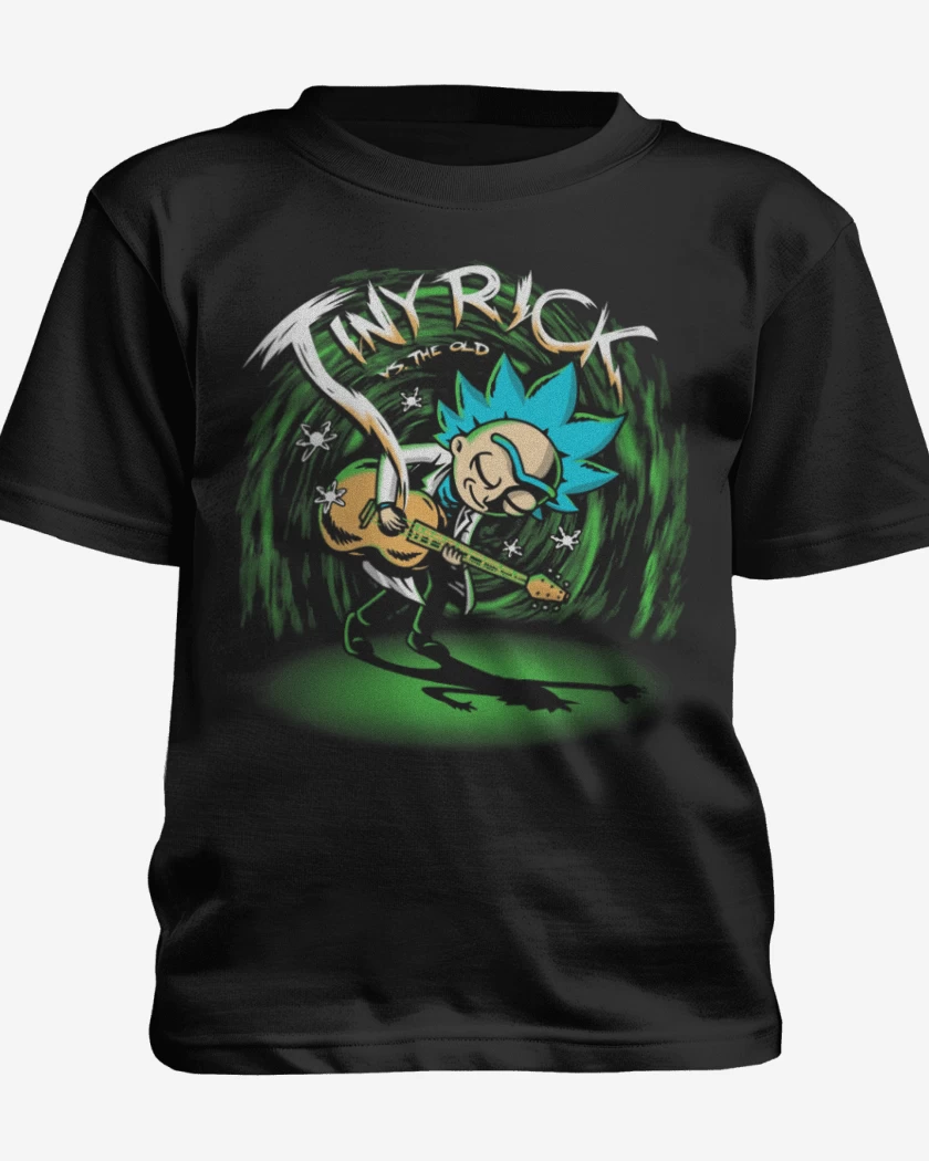 Polera de niño Negro de Tiny Rick