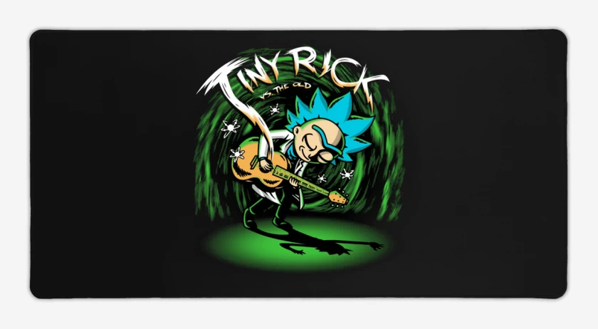 Mouse pad Gamer Negro de Tiny Rick