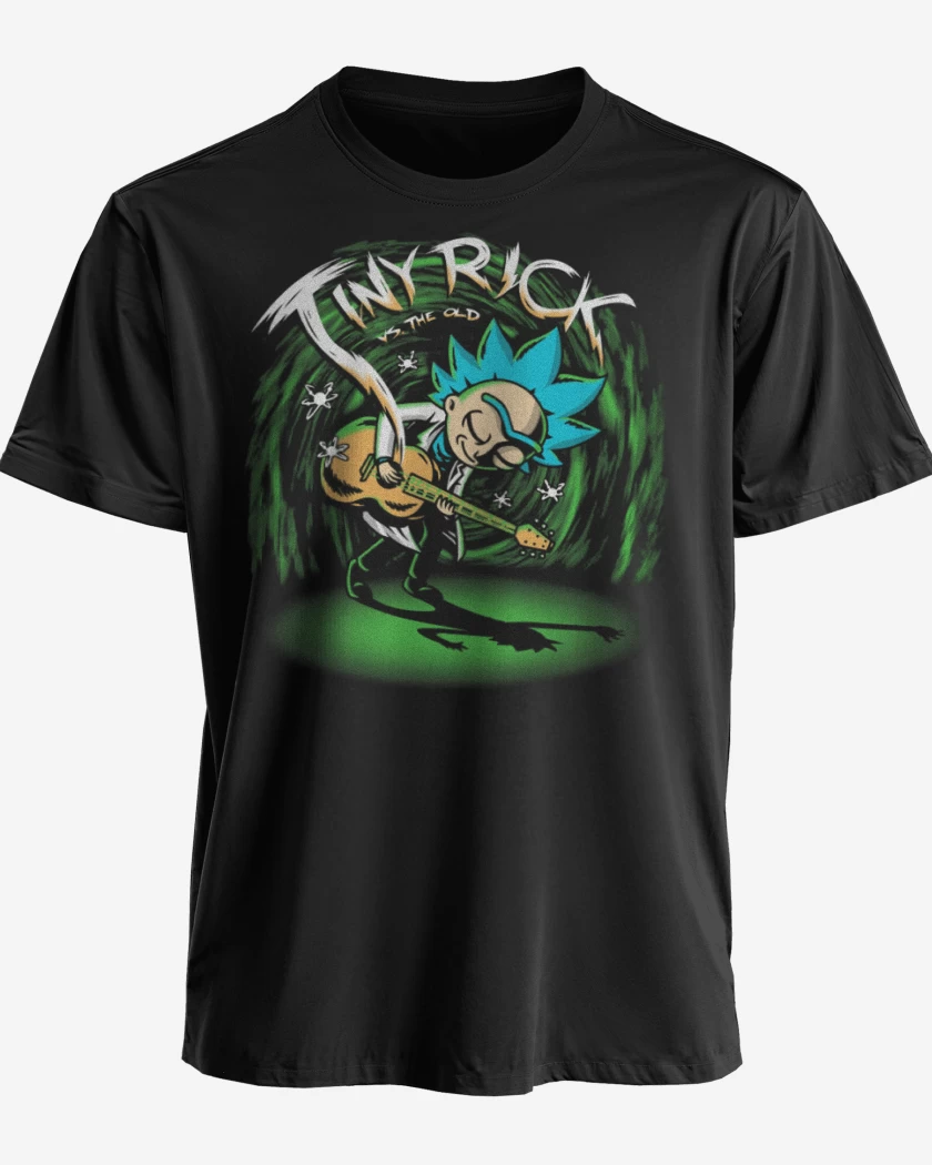 Polera premium Negro de Tiny Rick