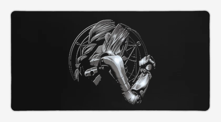 Mouse pad Gamer Negro de Fma 2