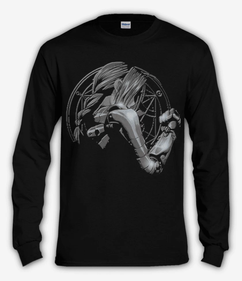Polera manga larga Negro de Fma 2