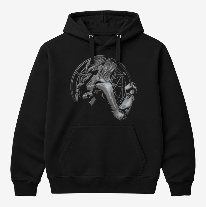 Polerón Canguro Negro de Fma 2