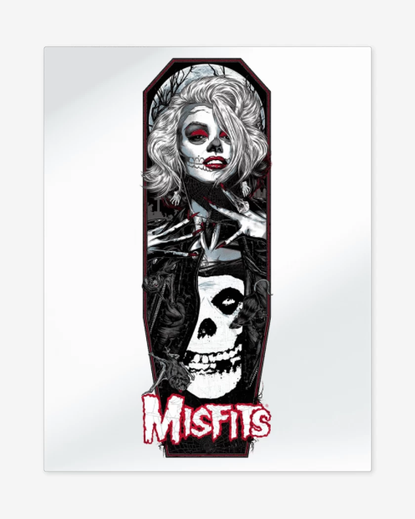 Print metalico Blanco de Mitfist full color