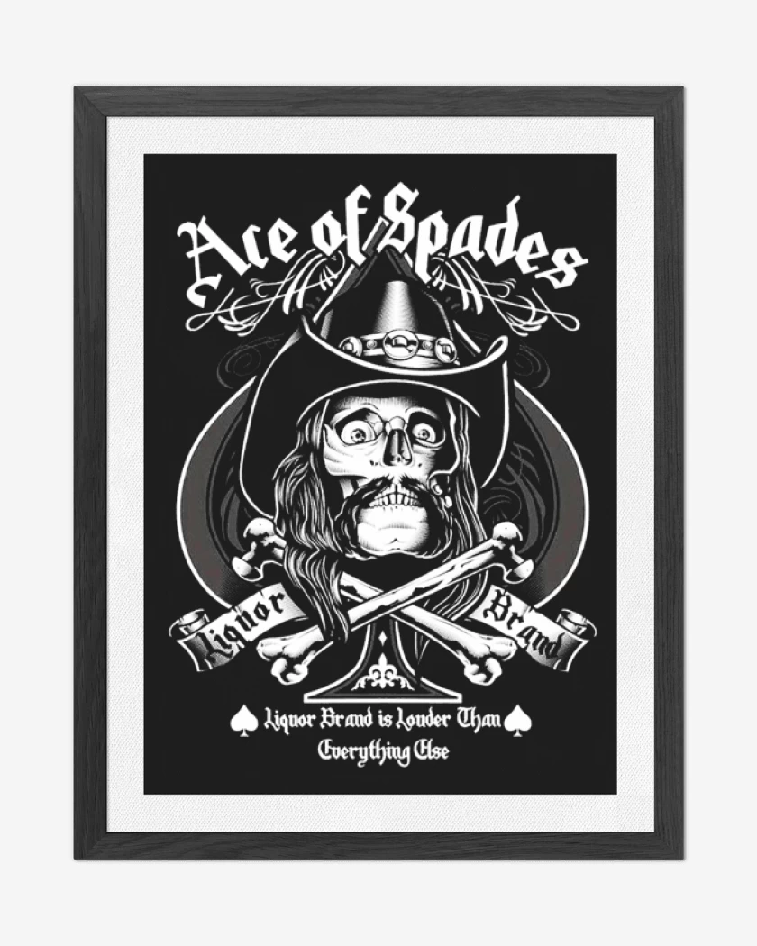 Cuadro decorativo Negro de Tio Lemmy