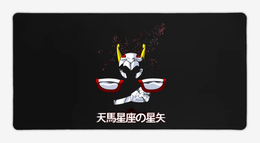 Mouse pad Gamer Negro de Seiya