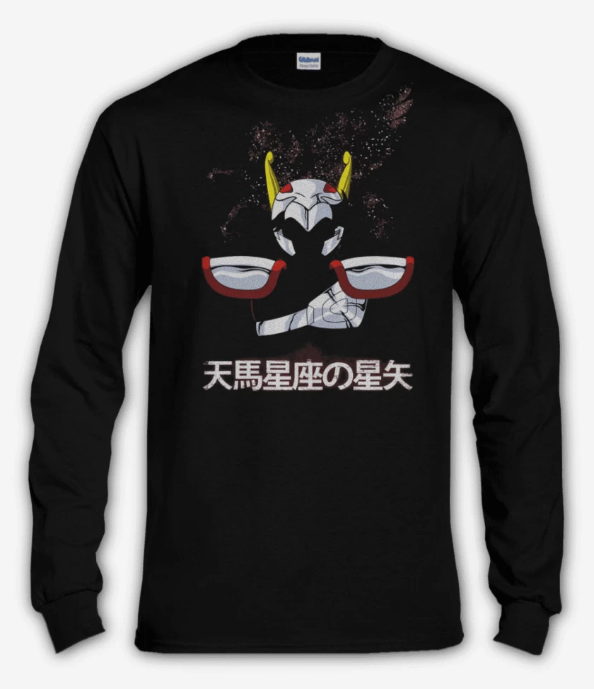 Polera manga larga Negro de Seiya