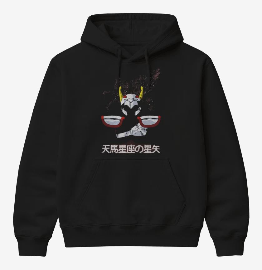 Poleron Canguro básico Negro de Seiya