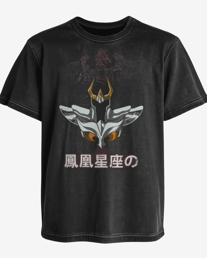 Polera desgastada Negro de Ikki