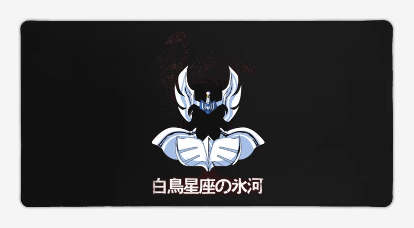 Mouse pad Gamer Negro de Hyoga 1