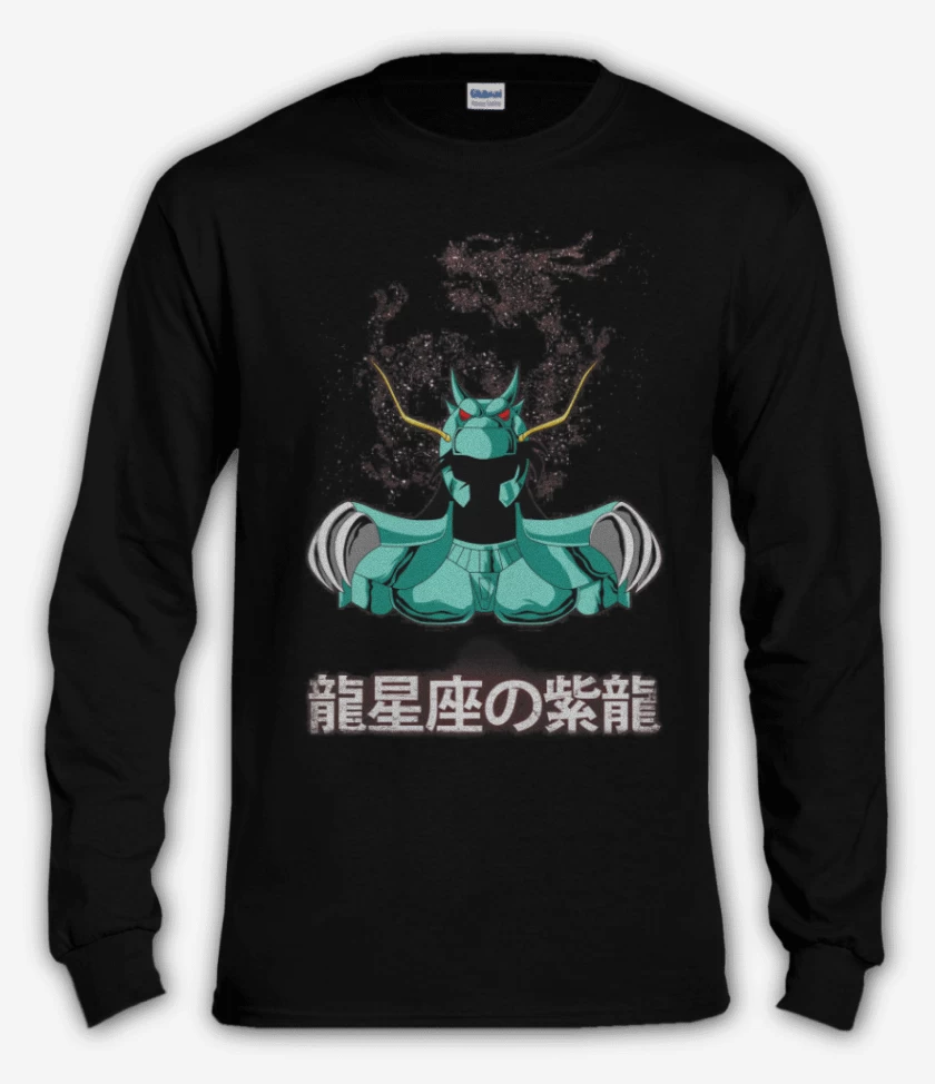 Polera manga larga Negro de Shyriu
