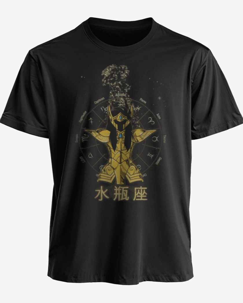 Polera Acuario Saint Seiya