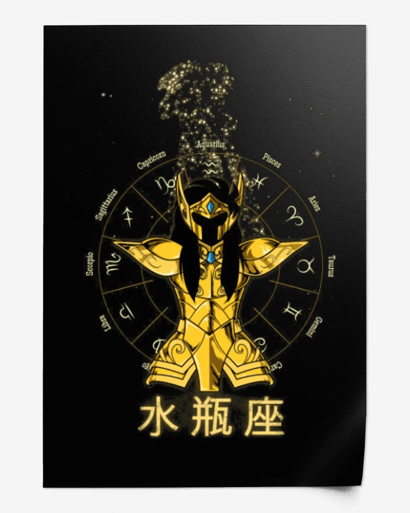 Print Acuario Saint Seiya
