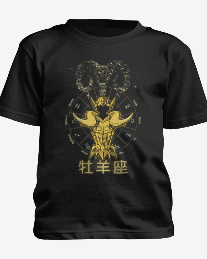 Polera de niño Negro de Aries