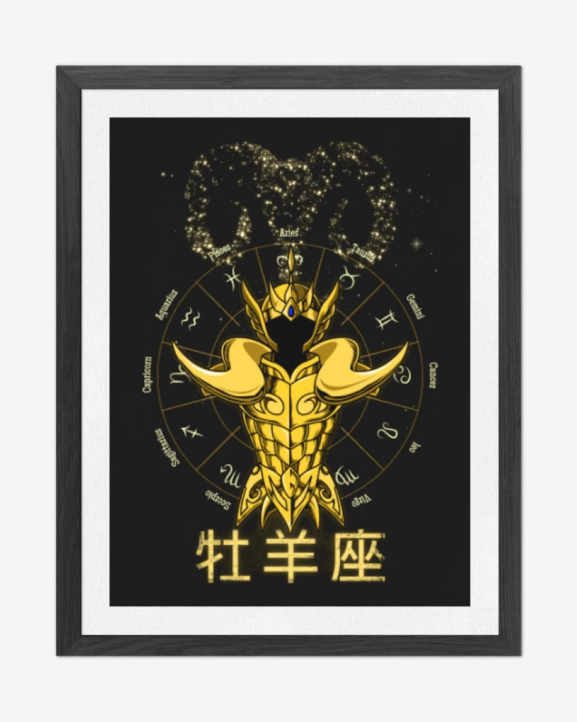 Cuadro decorativo Negro de Aries