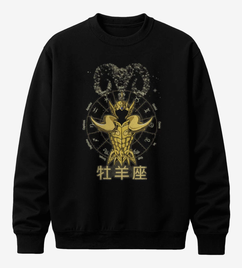 Poleron polo Negro de Aries