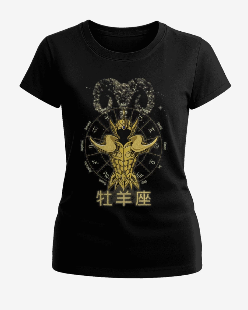 Polera de Mujer Negro de Aries