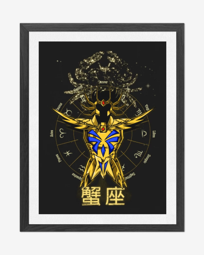 Cuadro decorativo Cancer Saint Seiya