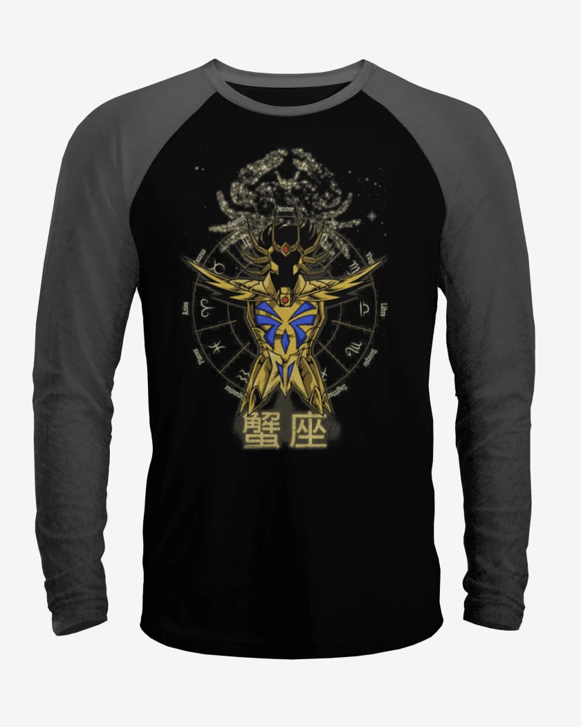 Polera Raglan Cancer Saint Seiya