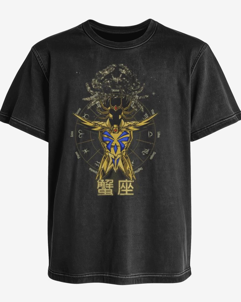 Polera desgastada Cancer Saint Seiya