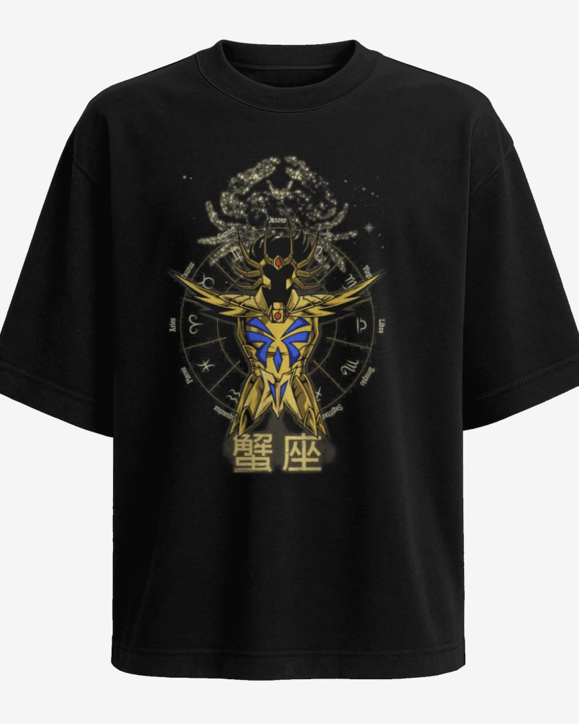 Polera Oversize Cancer Saint Seiya