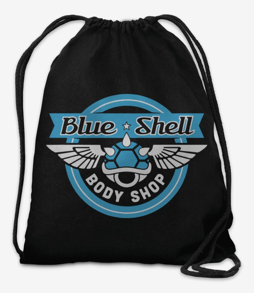 Mochila Negro de Blue Shell