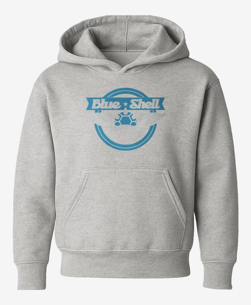Poleron de niño Gris Melange de Blue Shell