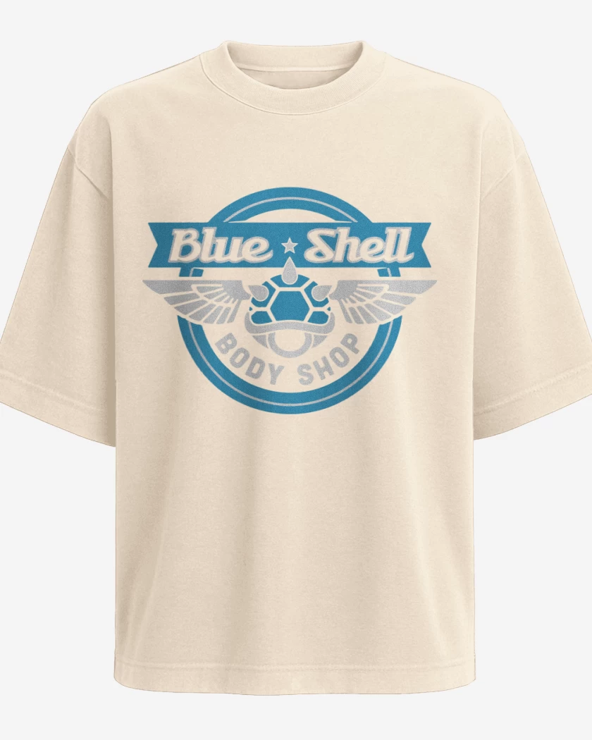 Polera Oversize Blue Shell