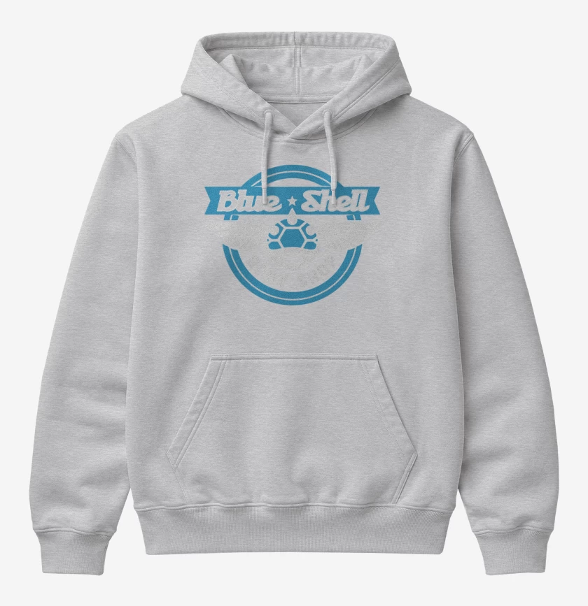 Poleron Canguro básico Gris Melange de Blue Shell