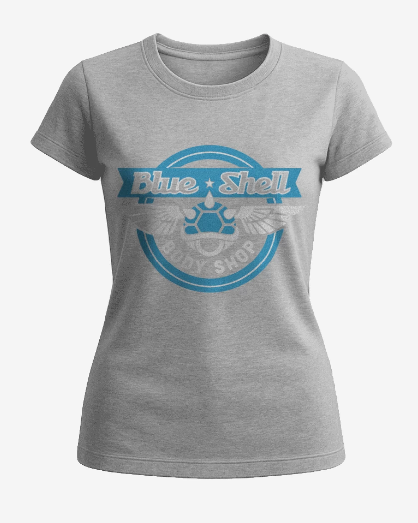 Polera de Mujer Gris Melange de Blue Shell