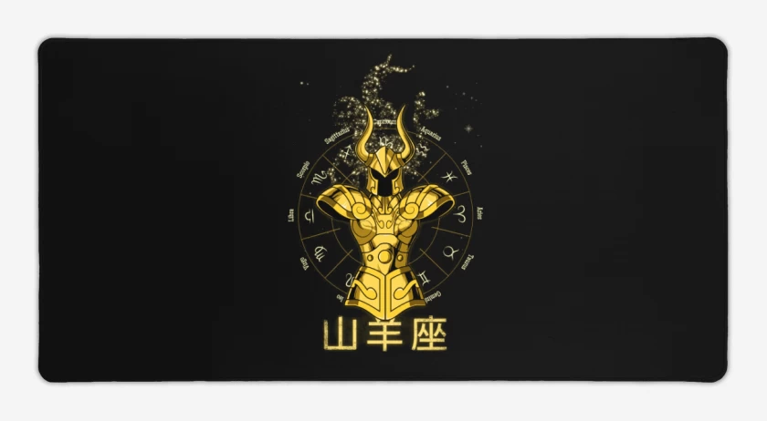 Mouse pad Gamer Capricornio Saint Seiya